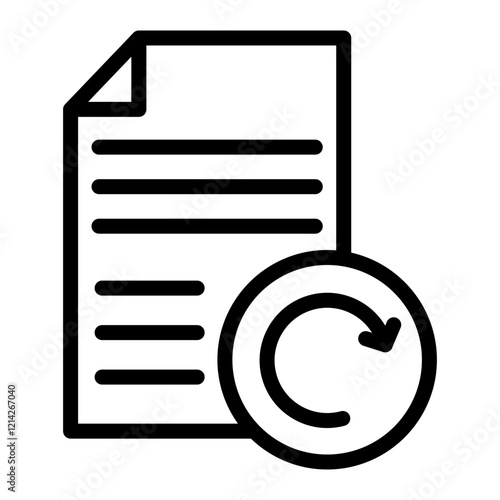 Refresh Vector Design Icon Style