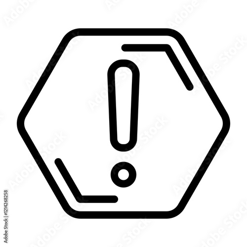 Exclamation Mark Vector Design Icon Style