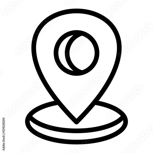 Pin Vector Design Icon Style