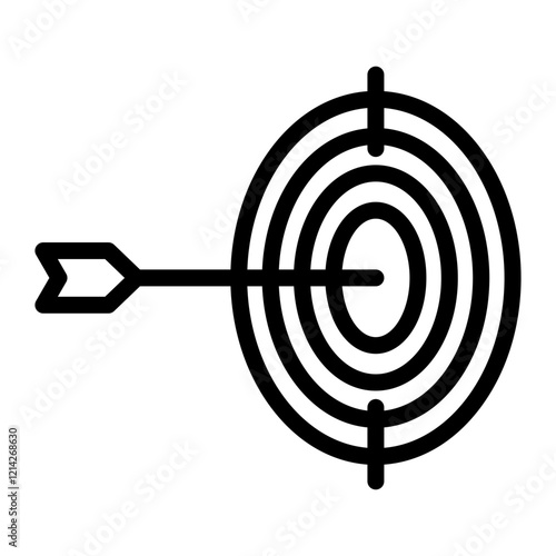 Target Vector Design Icon Style