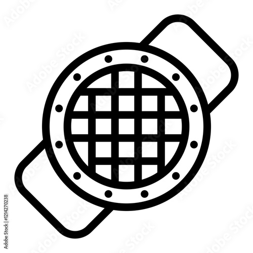 Strainer Vector Design Icon Style