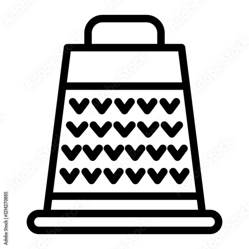 Cheese Grater Vector Design Icon Style