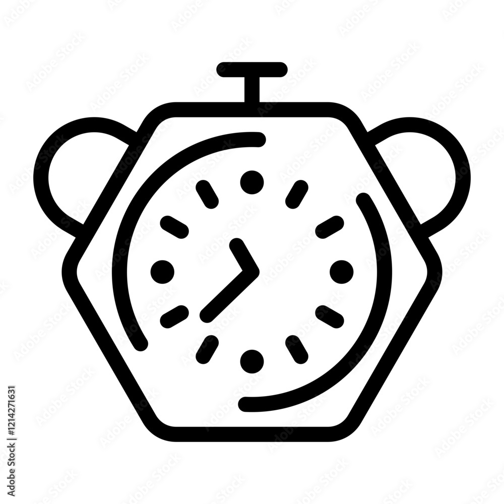 Obraz premium Clock Vector Design Icon Style