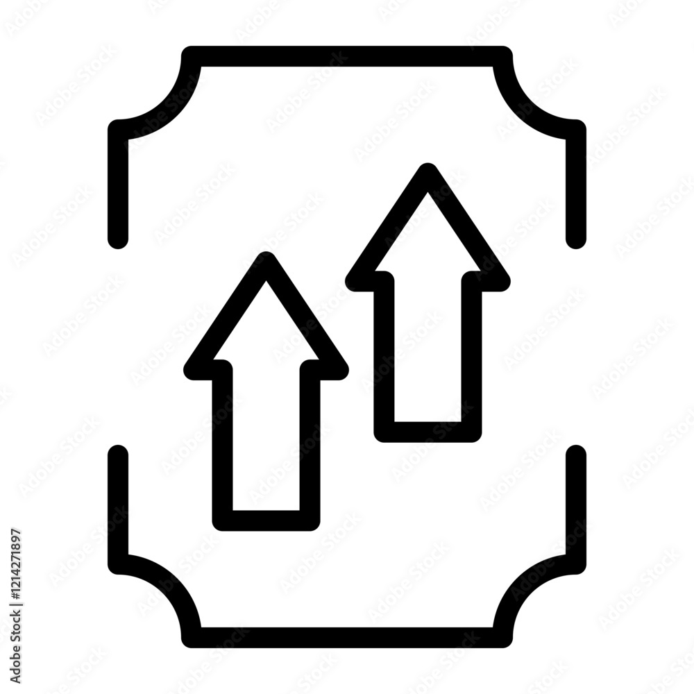 Arrow Up Vector Design Icon Style Arrow Up Vector Design Icon Style