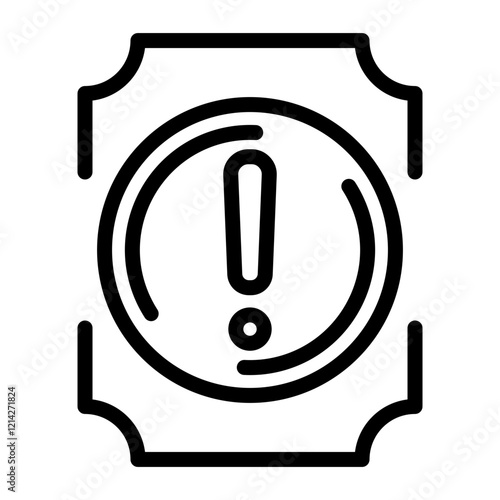 Risk Vector Design Icon Style