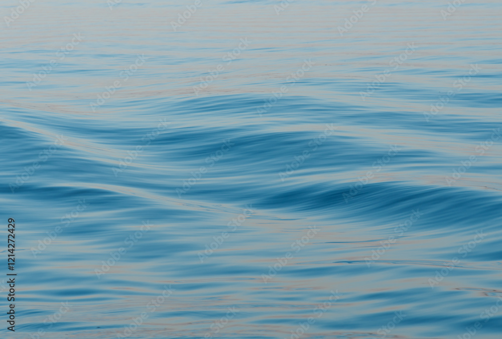 Tranquil Blue Water Texture in Soft Light Tranquil Blue Water Texture in Soft Light