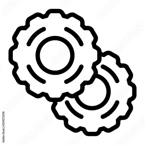 Settings Vector Design Icon Style