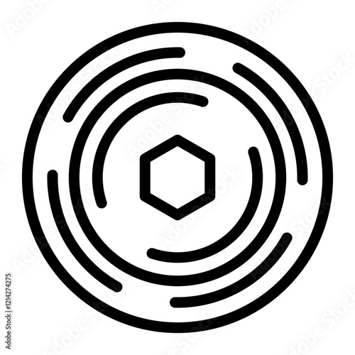 Frisbee Vector Design Icon Style