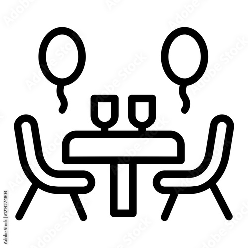 Party Vector Design Icon Style