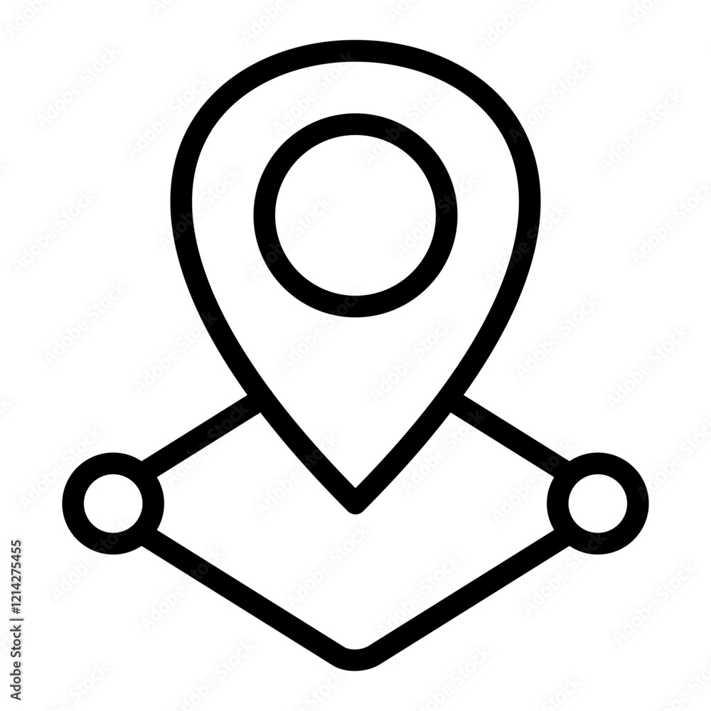 Location pin Vector Design Icon Style Location pin Vector Design Icon Style