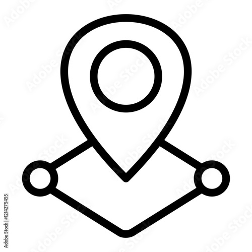Location pin Vector Design Icon Style