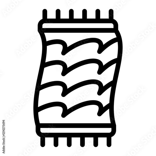 Towel Vector Design Icon Style