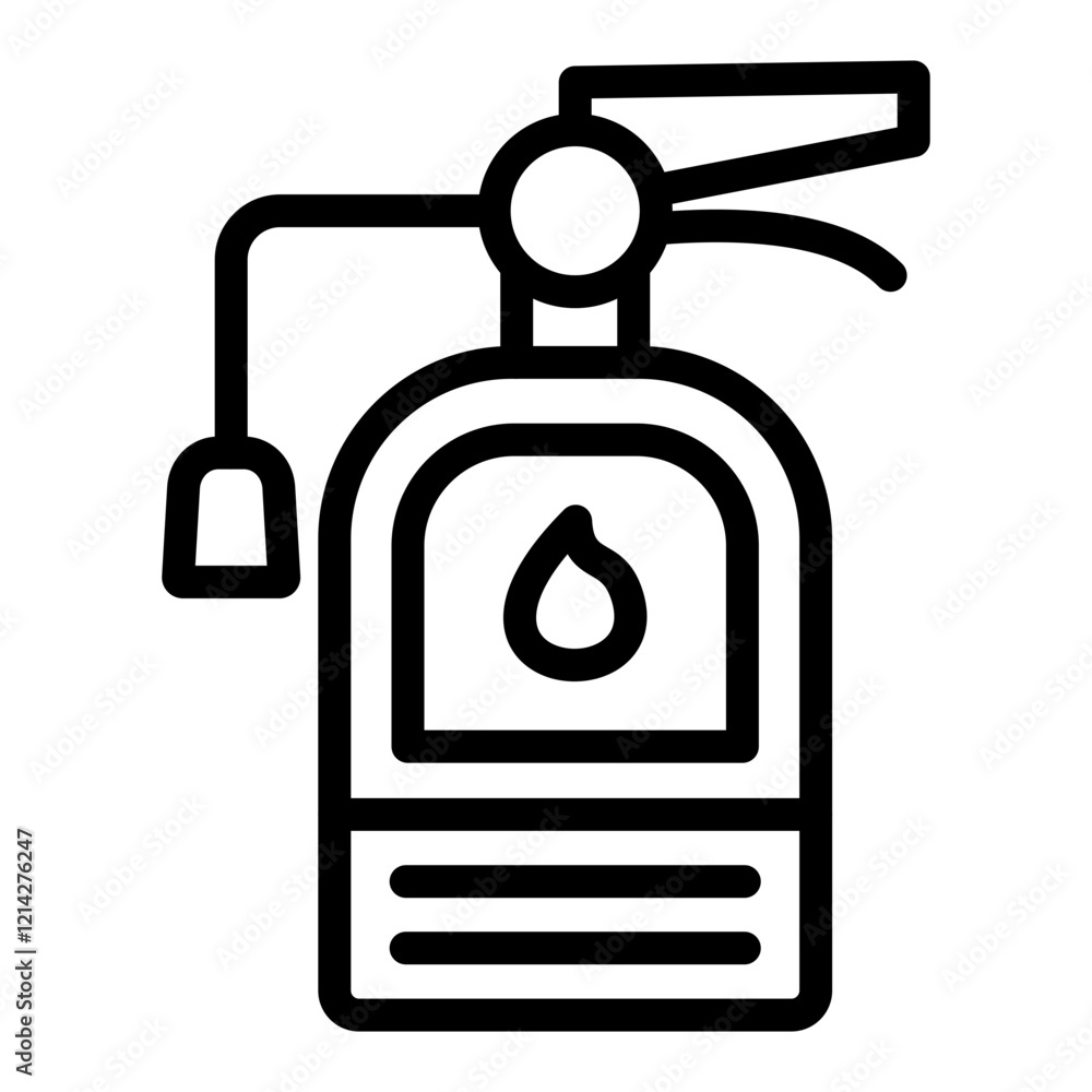 Obraz premium Fire extinguisher Vector Design Icon Style