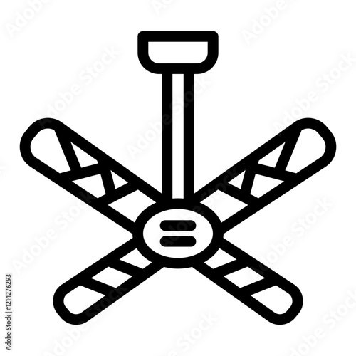 Fan Vector Design Icon Style