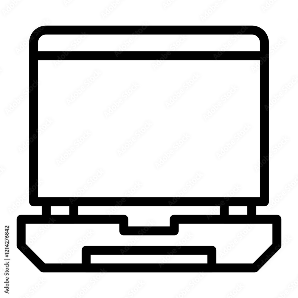 Laptop Vector Design Icon Style Laptop Vector Design Icon Style