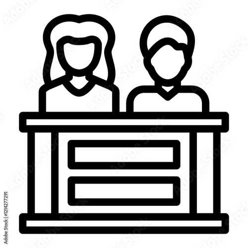 Jury Vector Design Icon Style