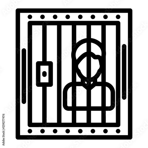 Jail Vector Design Icon Style