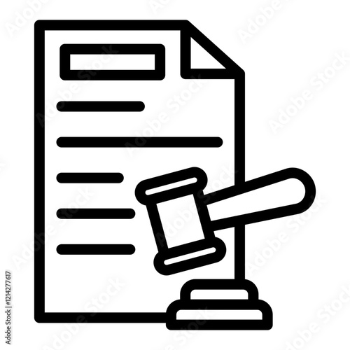 Probation Vector Design Icon Style