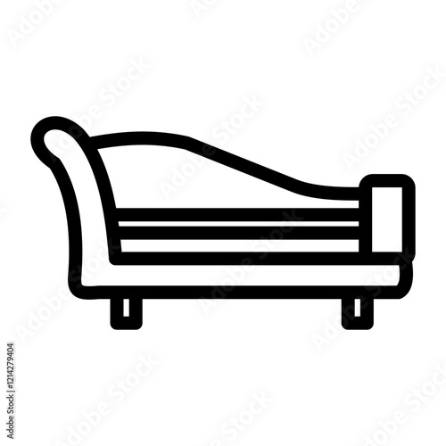 Divan Vector Design Icon Style