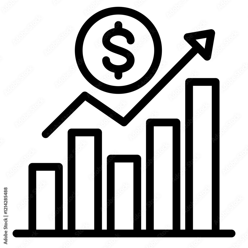 Investment Vector Design Icon Style Investment Vector Design Icon Style