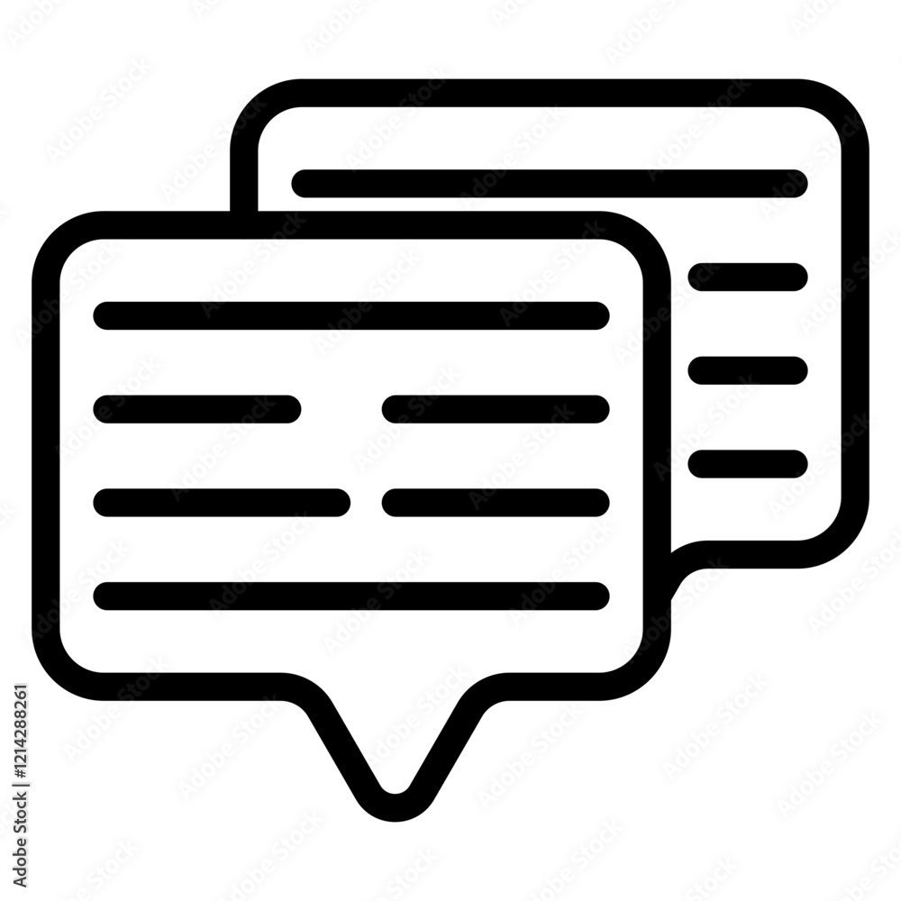 Chat Vector Design Icon Style Chat Vector Design Icon Style