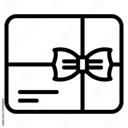 Gift Card Vector Design Icon Style