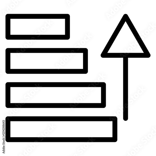 Sort Vector Design Icon Style