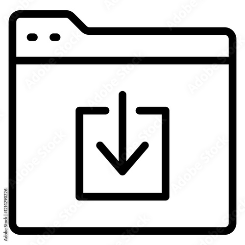 External Linking Vector Design Icon Style