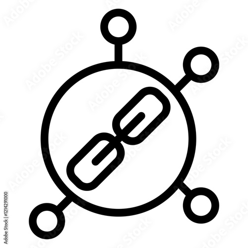 Link Vector Design Icon Style