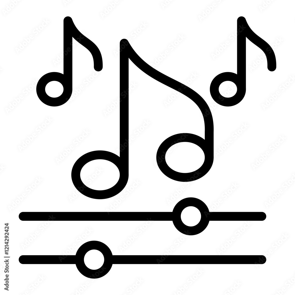 Music Vector Design Icon Style Music Vector Design Icon Style
