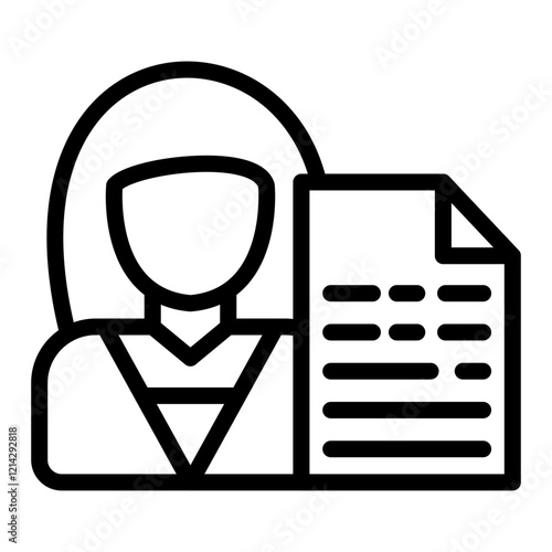 Financial Advisor Vector Design Icon Style