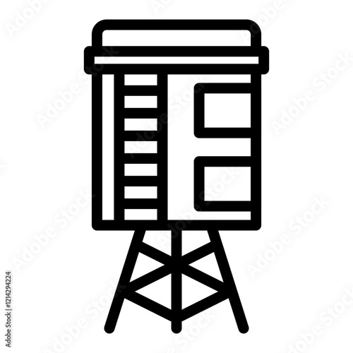 Storage Tank Vector Design Icon Style