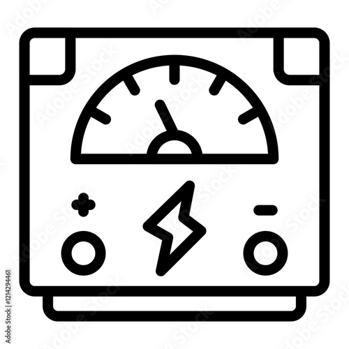Meter Vector Design Icon Style