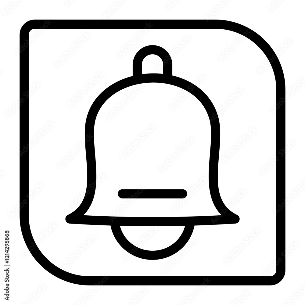 Fototapeta premium Notification Vector Design Icon Style