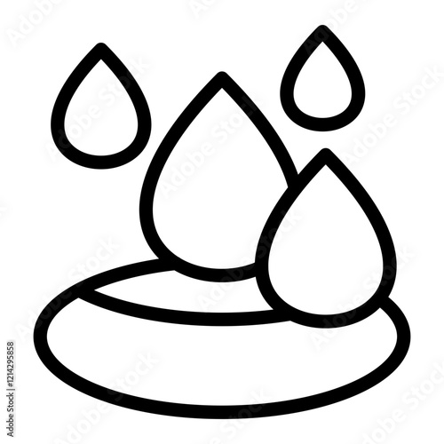 Drop Vector Design Icon Style