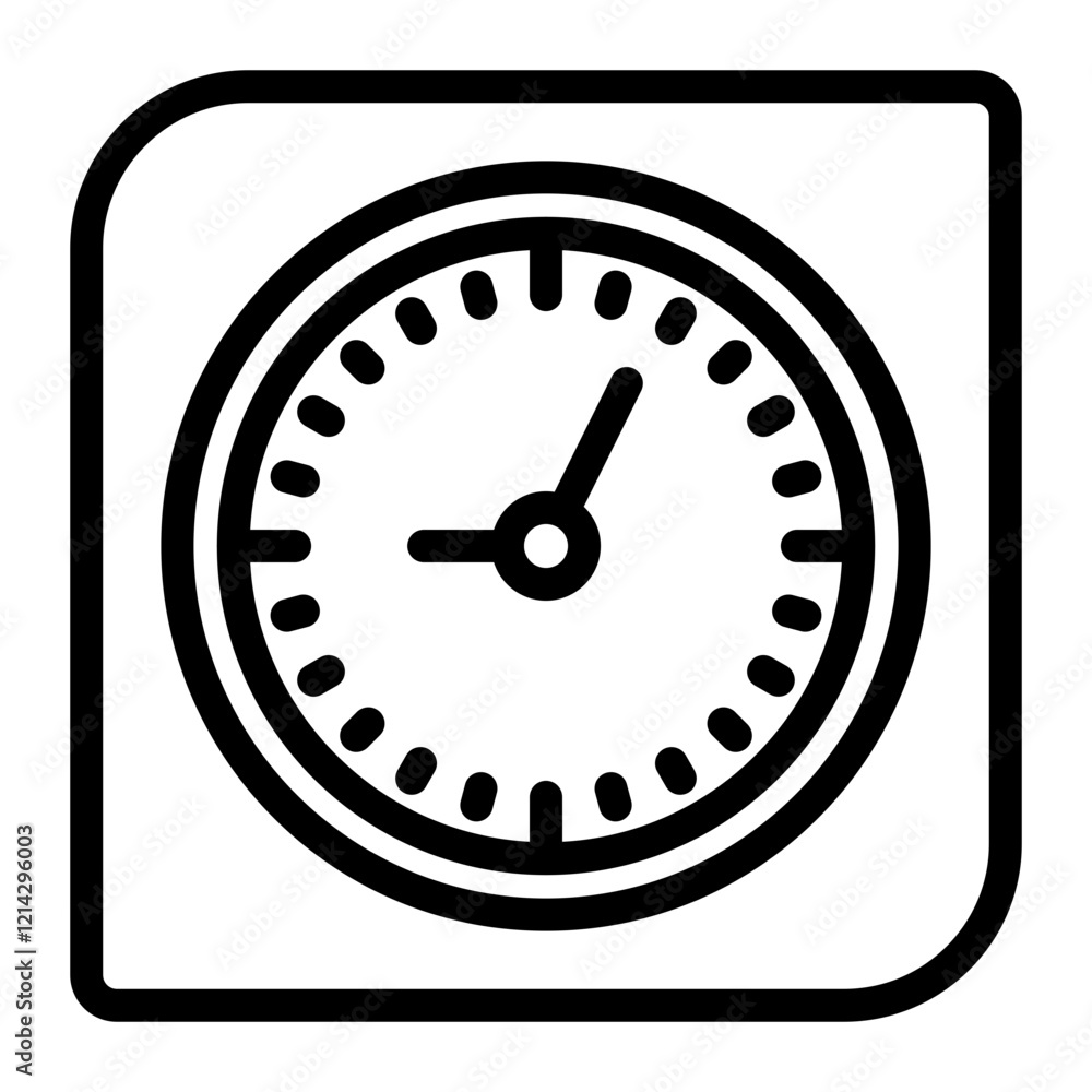 Clock Vector Design Icon Style Clock Vector Design Icon Style