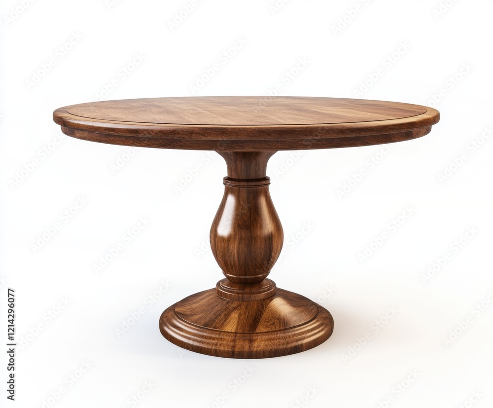 Elegant wooden dining table perfect for family gatherings and home decor Elegant wooden dining table perfect for family gatherings and home decor