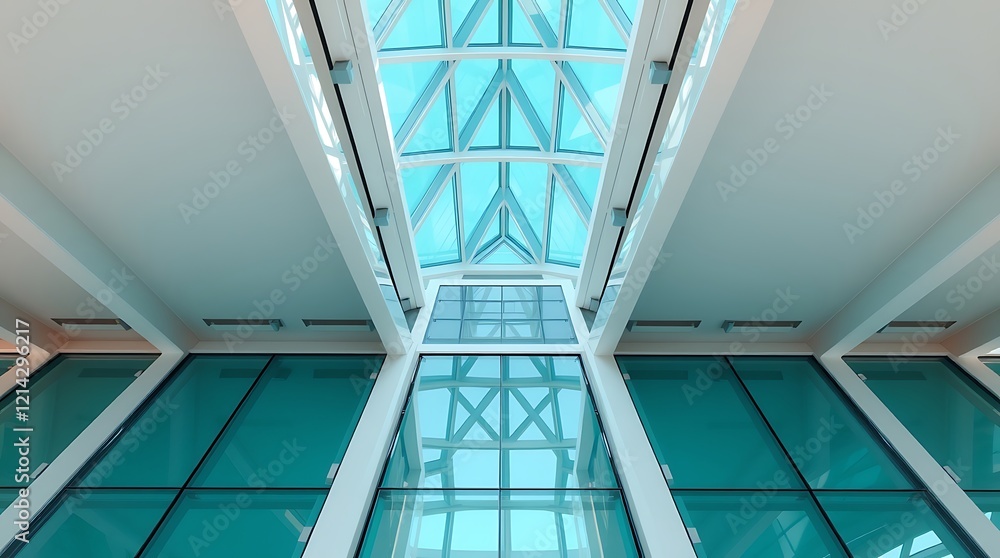 Fototapeta premium escalator in a building