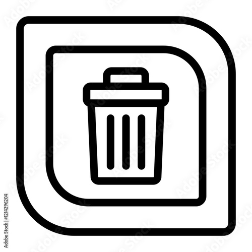 Delete Vector Design Icon Style