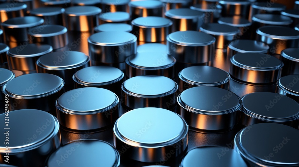Abstract Metallic Cylinders Background Texture Abstract Metallic Cylinders Background Texture
