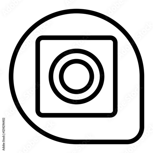 Radio Button Vector Design Icon Style