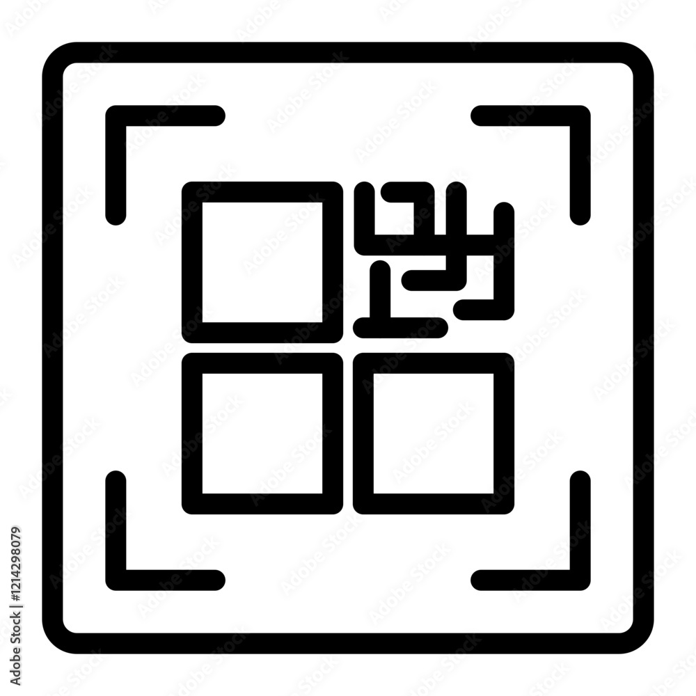 QR Code Vector Design Icon Style QR Code Vector Design Icon Style