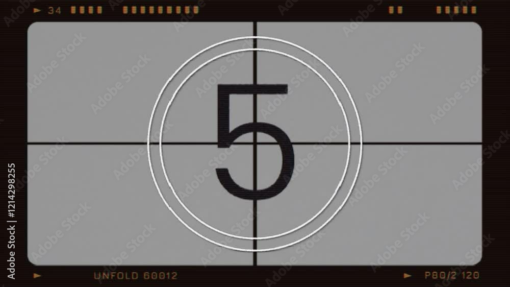 Movies start intro 1 2 3 4 5 count down