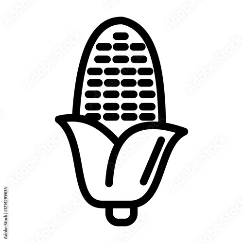 Corn Vector Design Icon Style