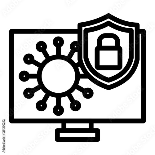 Antivirus Vector Design Icon Style