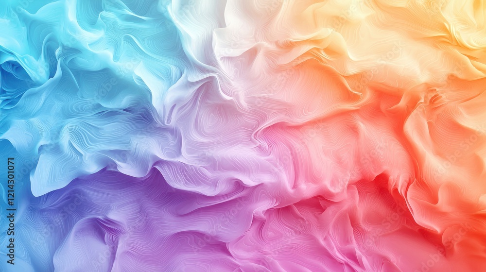 Vibrant abstract waves of color blending seamlessly Vibrant abstract waves of color blending seamlessly