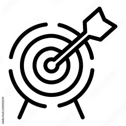 Mission Vector Design Icon Style