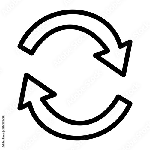 Refresh Vector Design Icon Style