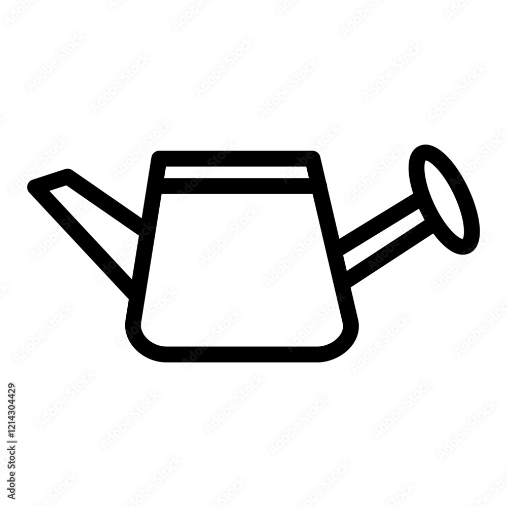 Watering Can Vector Design Icon Style Watering Can Vector Design Icon Style