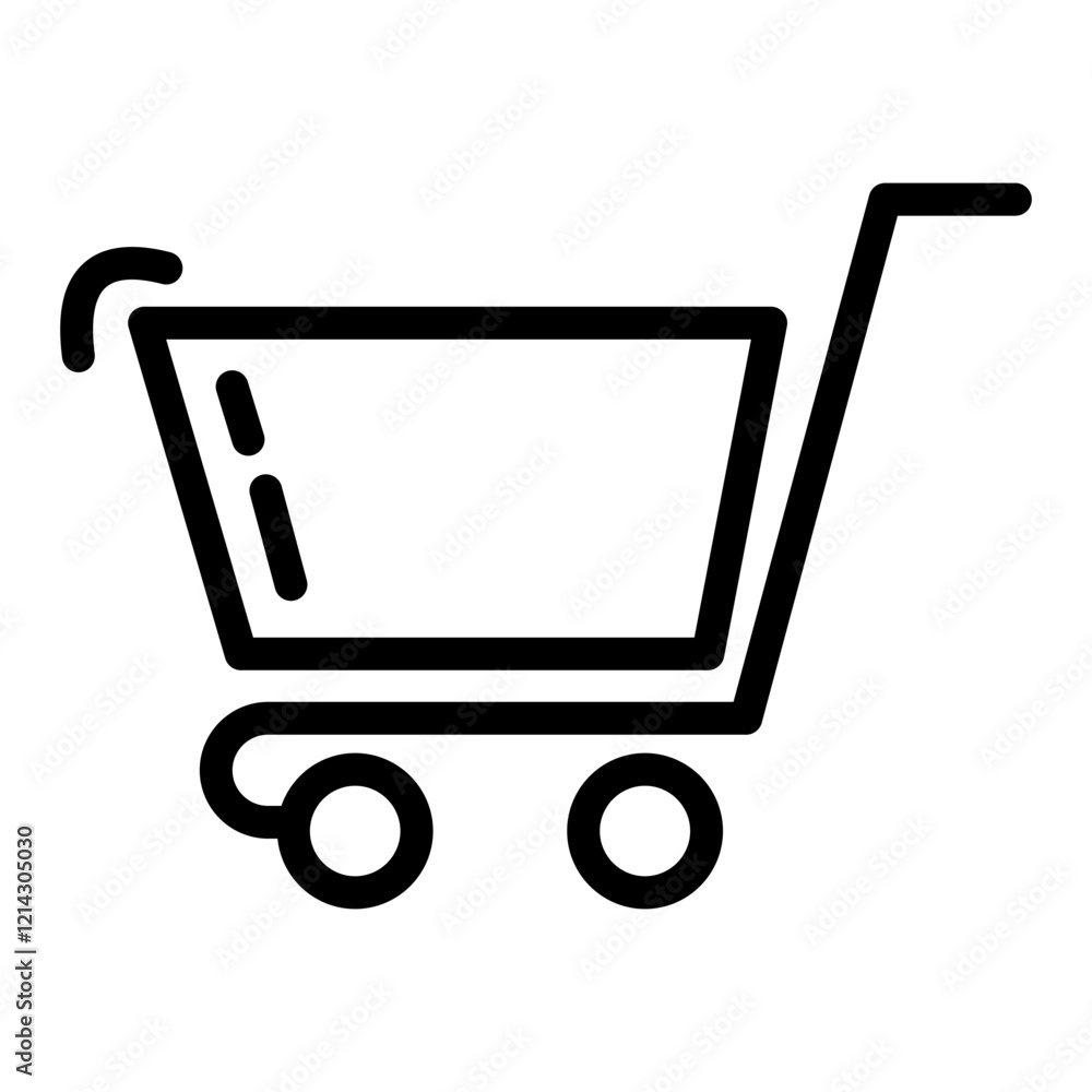 Shopping Cart Vector Design Icon Style Shopping Cart Vector Design Icon Style